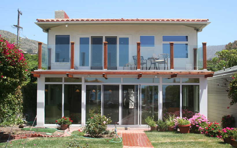 1st Floor and Kitchen Remodel, ENR architects, Malibu, CA 90265 - W Elevation